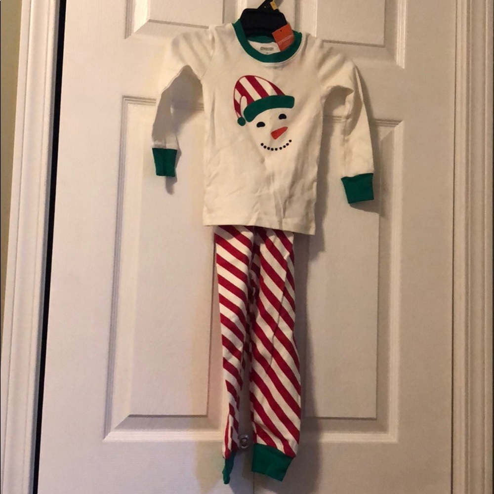 Snowman Christmas pj set